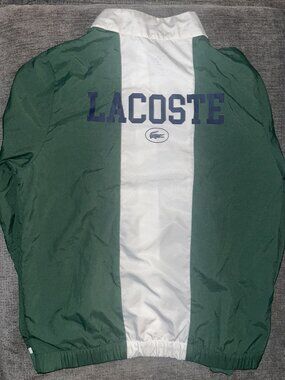 Boys Lacoste Track Suit, Shirt, and Shoes